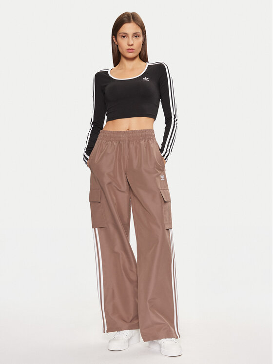 adidas adidas Bluza adicolor 3-Stripes JD4624 Črna Slim Fit