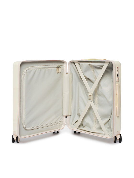 Tommy Hilfiger Tommy Hilfiger Kofer za kabinu Th Travel Cabin Case AW0AW17829 Écru
