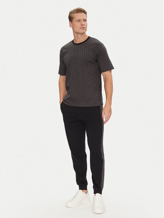 BOSS BOSS Spodnji del trenirke Luke 50546839 Črna Regular Fit