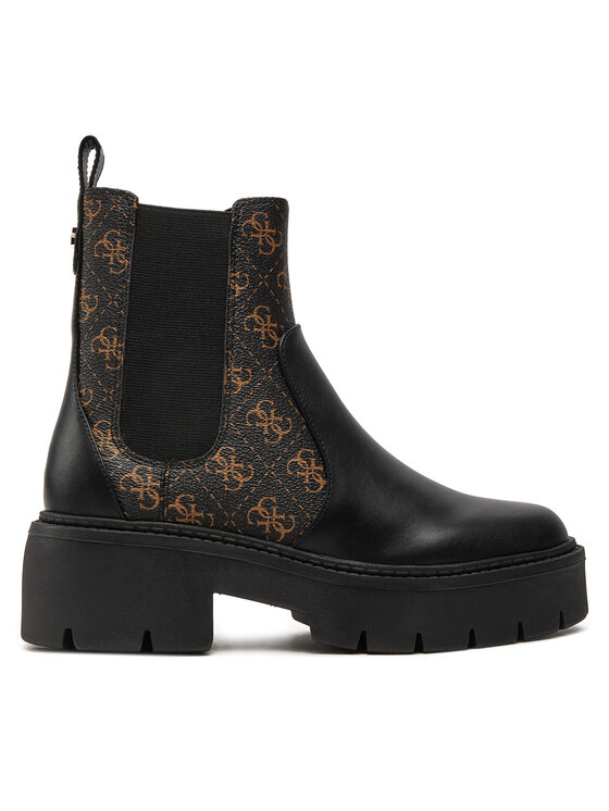 Guess Guess Kotníková obuv s elastickým prvkem Shuze FLTSHU ELE10 Černá