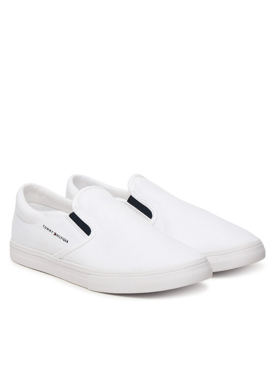 Tommy Hilfiger Tommy Hilfiger Tenis superge Vulc Core FM0FM05689 Bela