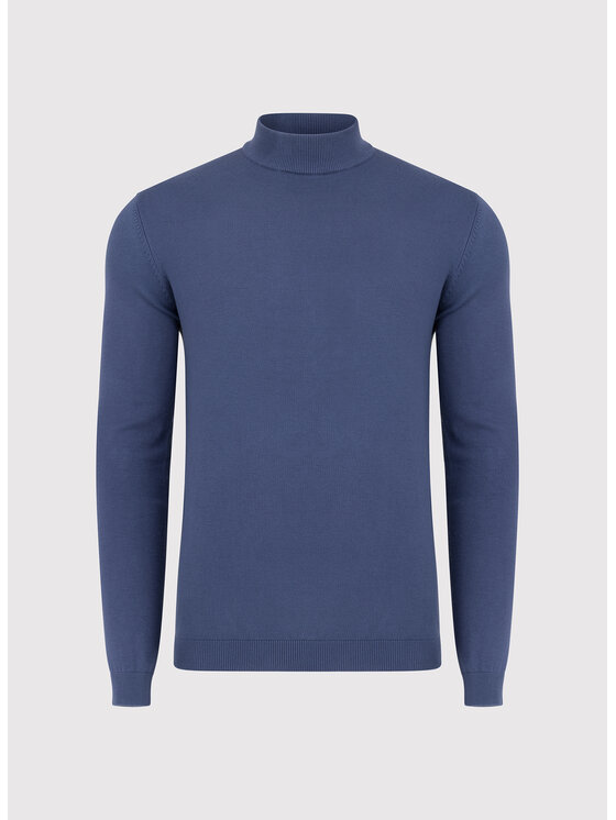 Pako Lorente Pako Lorente Sweter P26WN-2X-015 Granatowy Classic Fit
