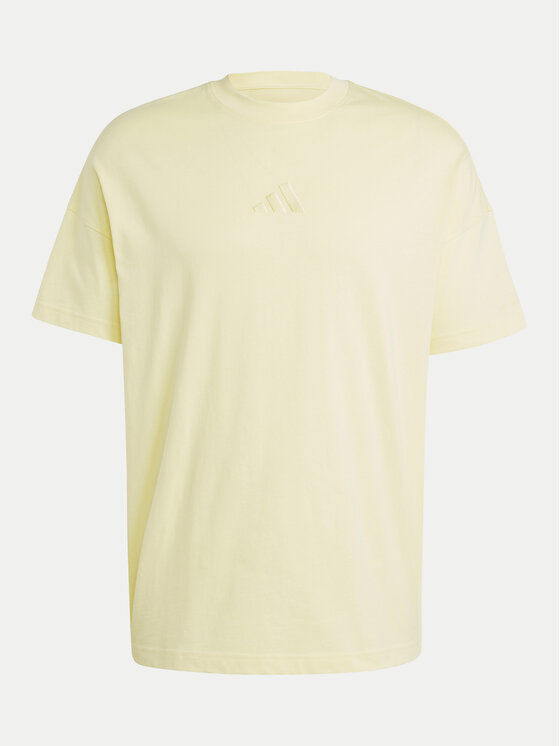 adidas adidas T-Shirt ALL SZN IY4141 Žlutá Loose Fit
