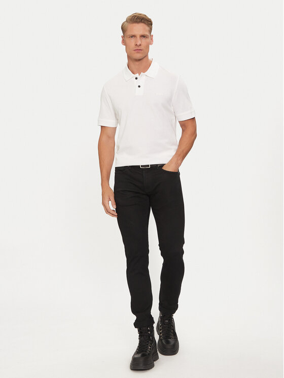 BOSS Boss Polo Prime 50507813 Biały Regular Fit
