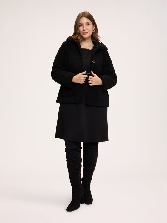 Fiorella Rubino Fiorella Rubino Cappotto invernale 8050T000398N033 Nero Regular Fit