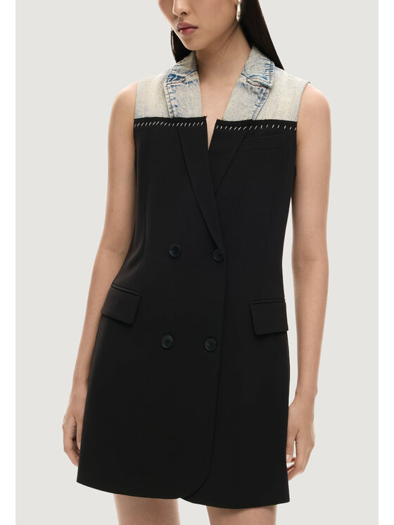 Desigual Desigual Vestito da giorno VEST_POTTER Nero Casual Fit