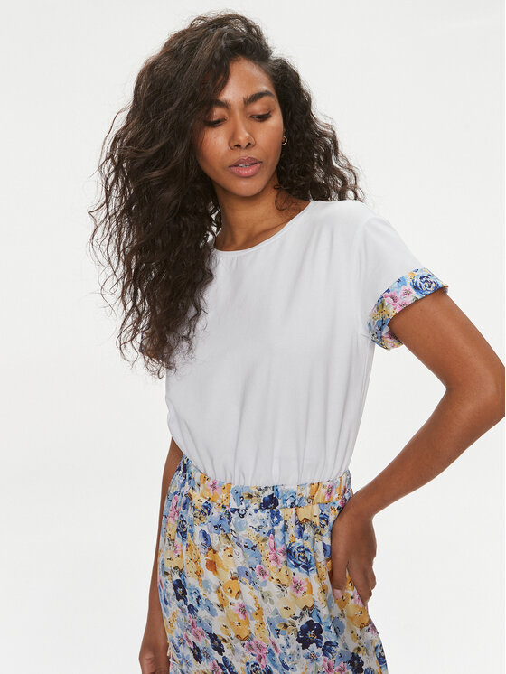 Liu Jo Liu Jo Vsakodnevna obleka MA4114 J7821 Bela Regular Fit