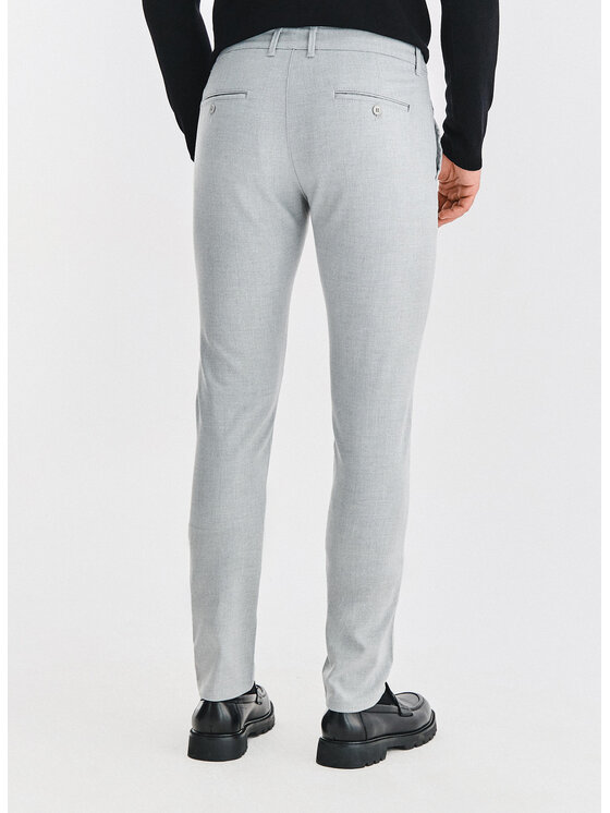 Pako Lorente Pako Lorente Spodnie materiałowe P25WF-WX-006 Szary Slim Fit