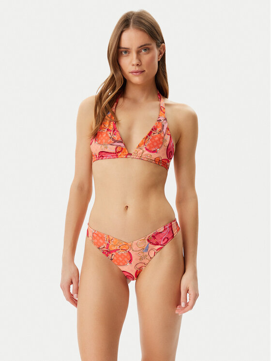 Guess Guess Góra od bikini E5GJ20 KCR12 Pomarańczowy