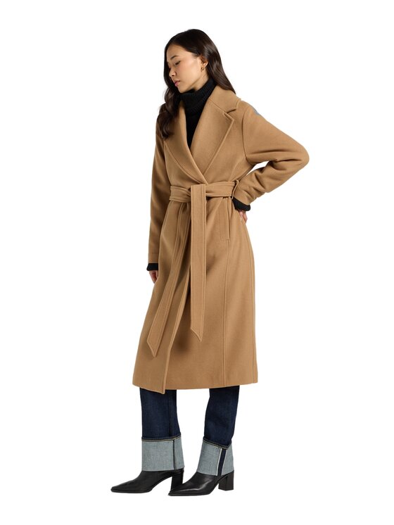 Lee Lee Płaszcz 112371065 Brązowy Regular Fit
