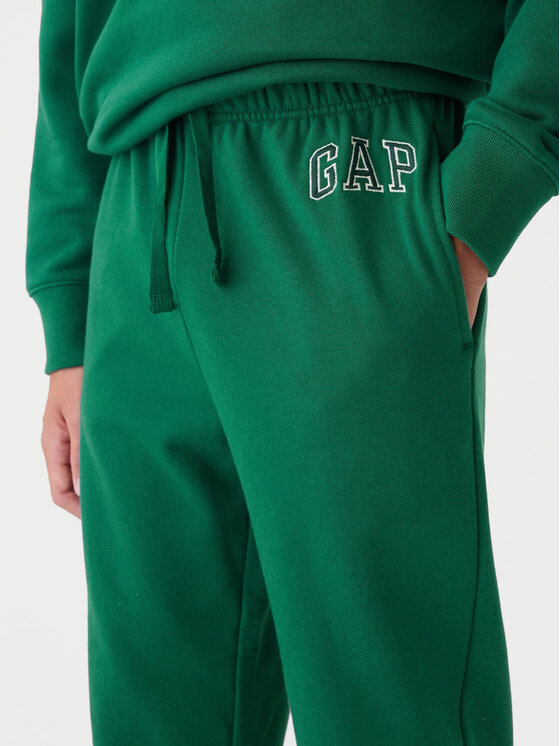 Gap Gap Sportinės kelnės 542339-00 Žalia Regular Fit