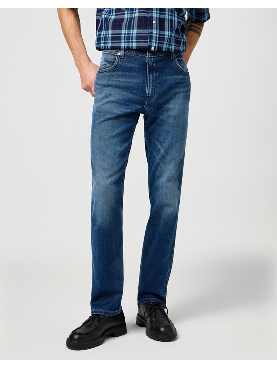 Wrangler Wrangler Jeansy Greensboro 112362444 Granatowy Regular Fit