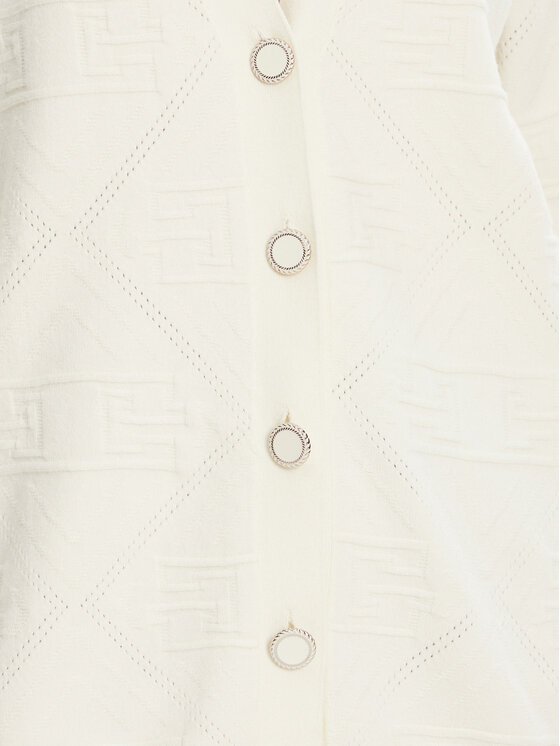 Gaudi Gaudi Strickjacke 421FD53019 Écru Regular Fit