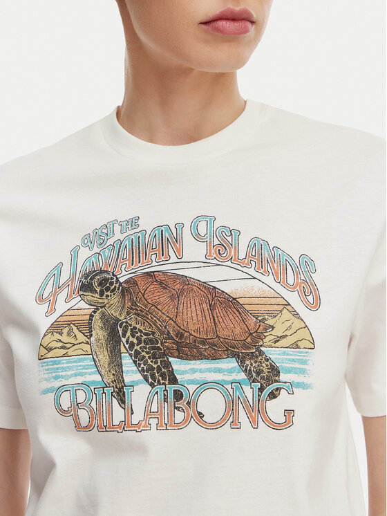 Billabong Billabong T-särk On Vacay EBJZT00468 Valge Regular Fit