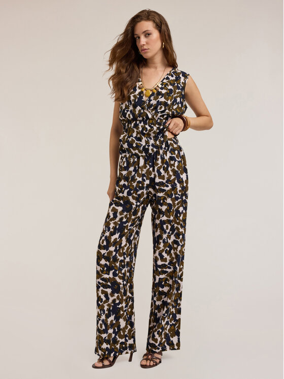 Motivi Motivi Pantaloni di tessuto P157W000809N0S1 Verde Over Fit