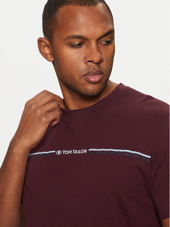 Tom Tailor Tom Tailor T-särk 1037803 Bordoopunane Regular Fit