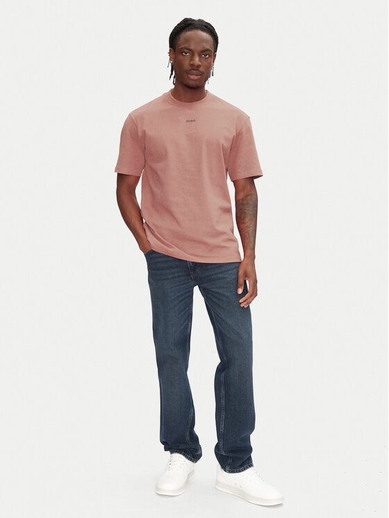 HUGO HUGO Marškinėliai Dapolino 50488330 Raudona Relaxed Fit