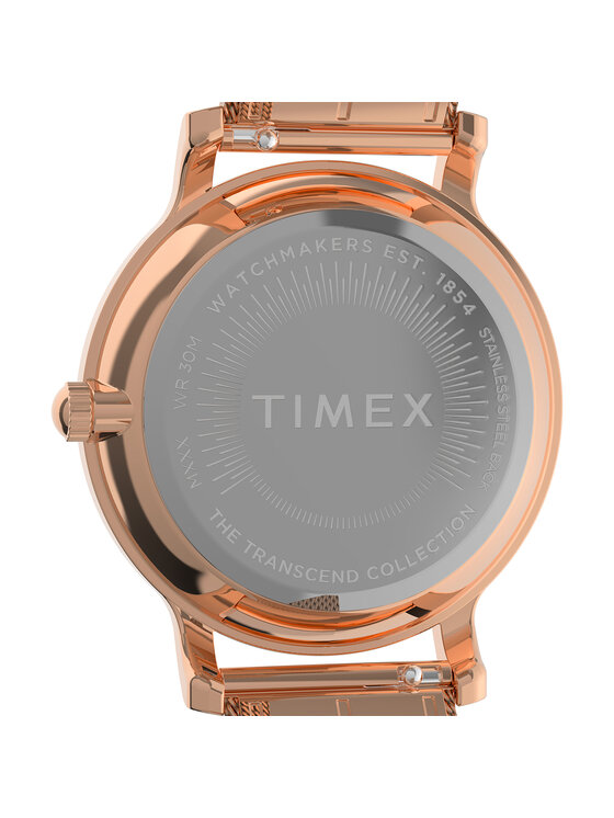 Timex Timex Ρολόι TW2W19200 Ροζ χρυσό
