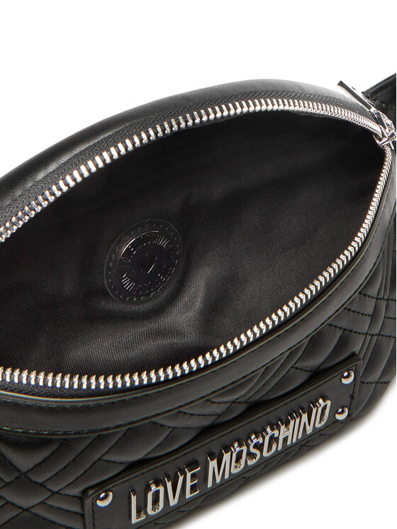 LOVE MOSCHINO LOVE MOSCHINO torba za okoli pasu JC4003PP0NLA000B Črna