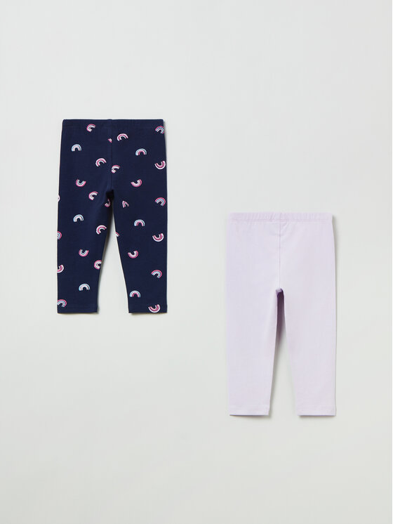 Set di 2 leggings 1698440 Multicolore Slim Fit