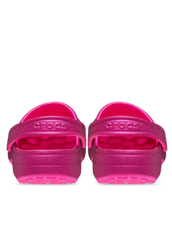 Crocs Crocs Чехли Classic Glitter Clog 205942 Розов