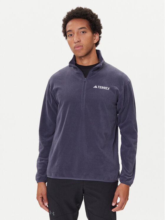 adidas Fleecová mikina Multi Essentials JM3123 Tmavomodrá Regular Fit