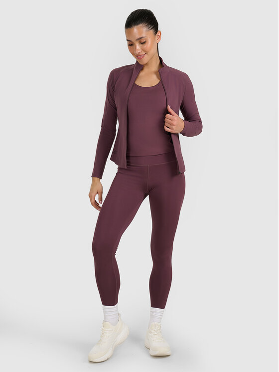 4F 4F Bluza MULTI ACTIVE Brązowy Slim Fit
