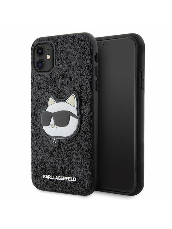 Etui na telefon KARL LAGERFELD, Czarne, iPhone 11