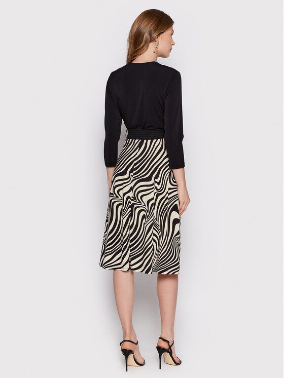 Rinascimento Rinascimento Kleid für den Alltag CFC0018424002 Schwarz Regular Fit