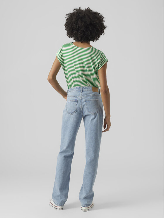 Vero Moda Vero Moda T-shirt Ava 10284469 Zelena Regular Fit
