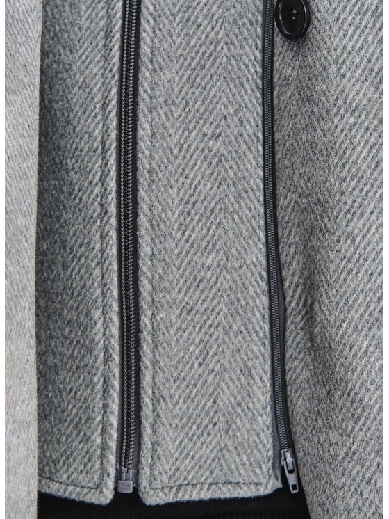 Pako Lorente Pako Lorente Płaszcz zimowy P25WF-7X-021 Szary Classic Fit