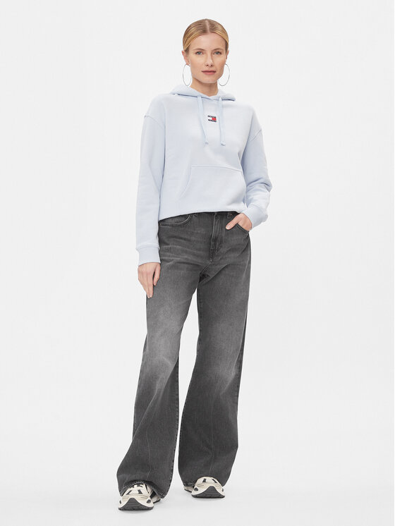 Tommy Jeans Tommy Jeans Džemperis Badge DW0DW17326 Žydra Boxy Fit