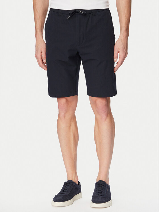 BOSS BOSS Шорти от плат 50562365 Тъмносин Regular Fit