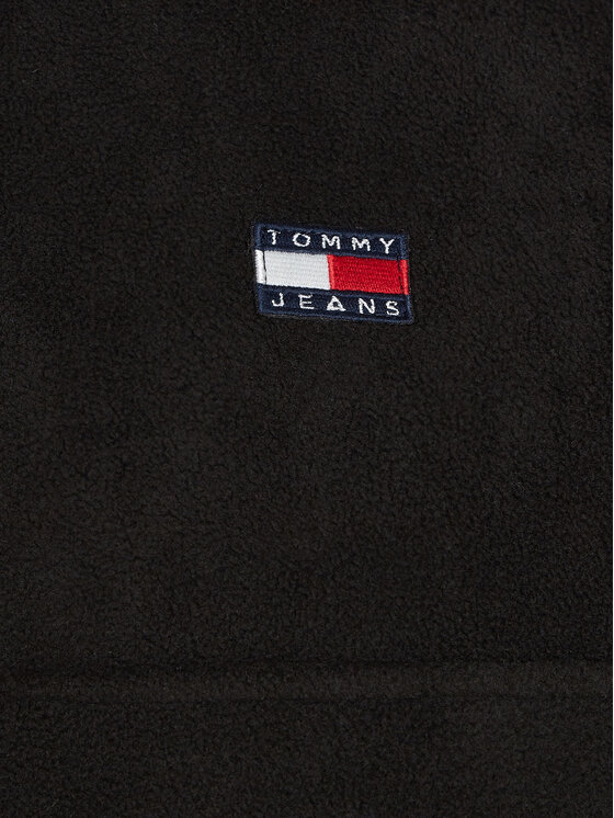 Tommy Jeans Tommy Jeans Majica dugih rukava Badge DW0DW16271 Crna Oversize