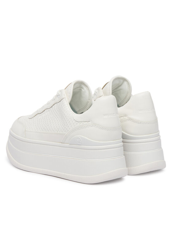 MICHAEL Michael Kors MICHAEL Michael Kors Snīkeri Hayes 43R4HYFS2E Balts