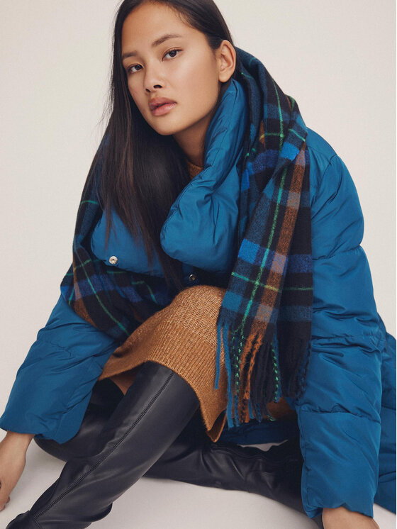 Vila Vila Winterjacke 14087653 Blau Regular Fit