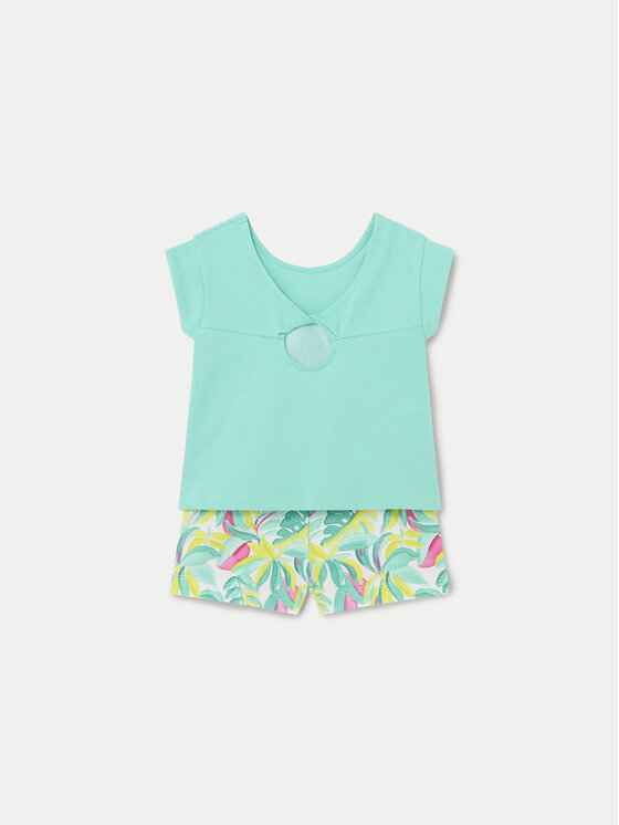 Mayoral Mayoral Set top i pantaloni scurti 1231 Colorat Regular Fit