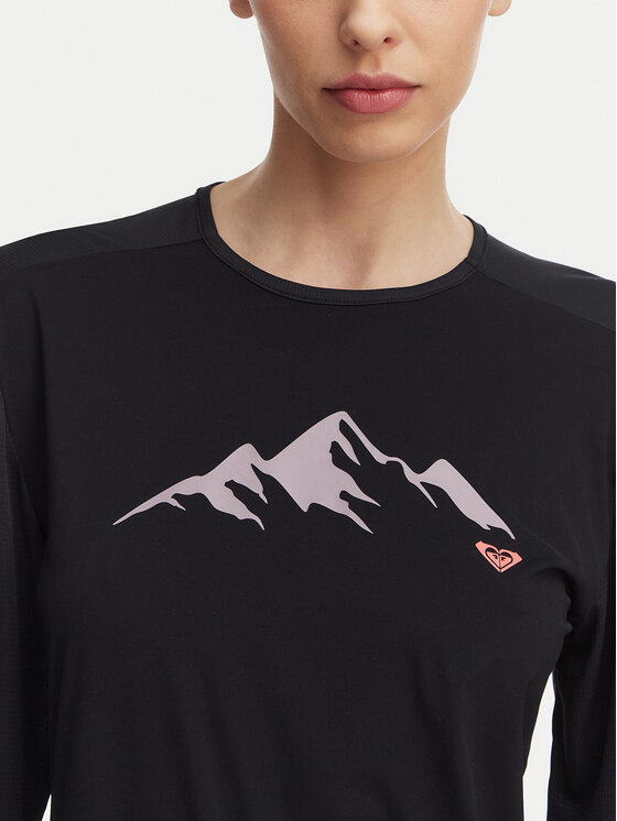 Roxy Roxy Технічна футболка Boundless Spirit 2 ERJKT04329 Чорний Regular Fit