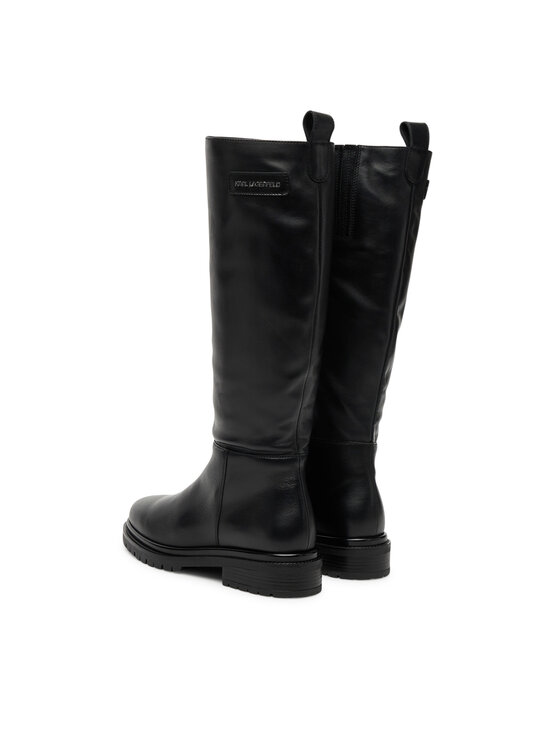 KARL LAGERFELD KARL LAGERFELD Zimski škornji KL47595 Črna