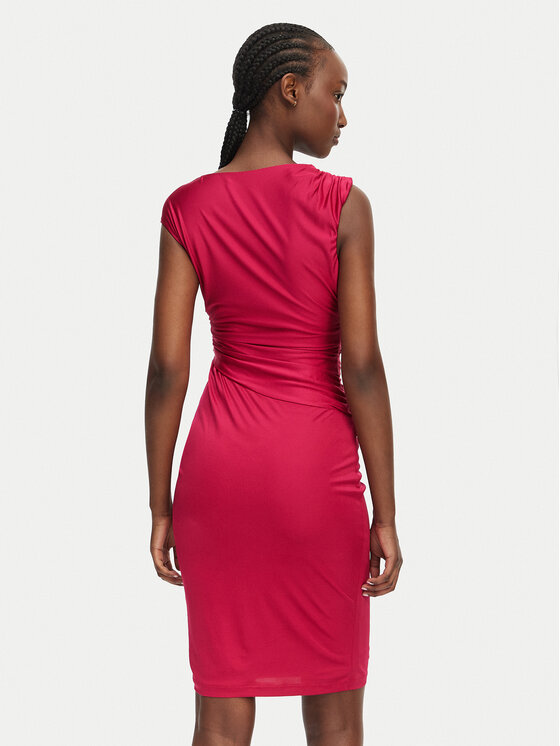 Marciano Guess Marciano Guess Kokteilinė suknelė G6GK24 K3066 Rožinė Slim Fit