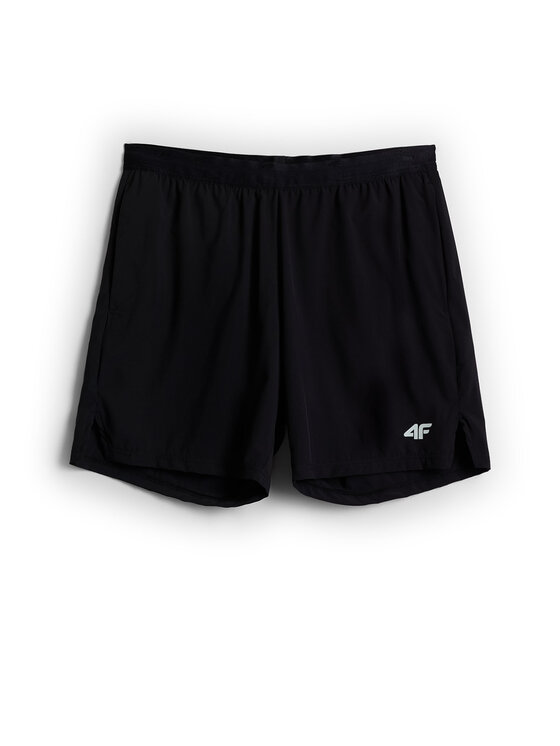 4F 4F Szorty sportowe SERVE & SMASH Czarny Regular Fit