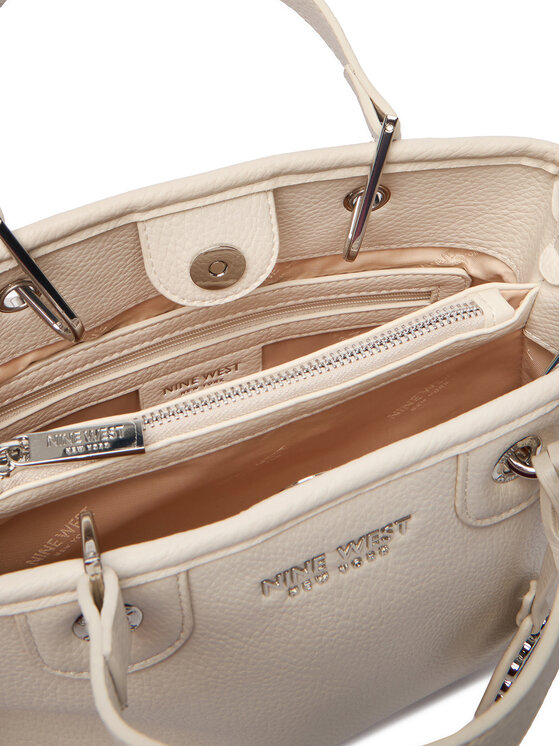 Nine West Nine West Ročna torba CEO-Madison Muse-LDA8337 Bela