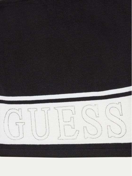 Guess Guess Szoknya J4YD05 Z3GW0spó Fekete Regular Fit