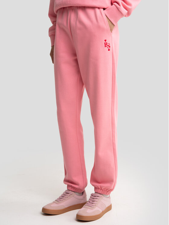BIG STAR BIG STAR Spodnie dresowe FREJAP Różowy Basic Fit