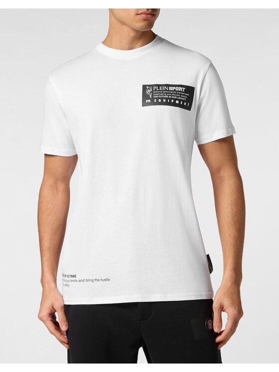 Plein Sport Plein Sport T-Shirt 14263 Biały Regular Fit