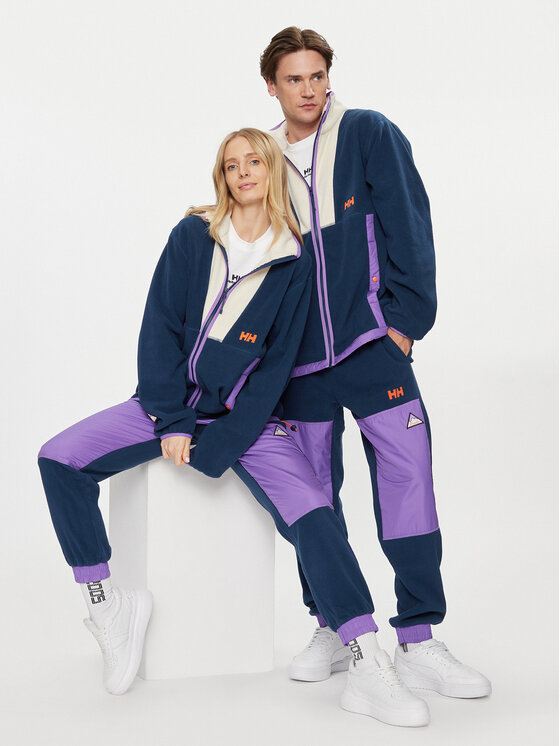 Helly Hansen Helly Hansen Fleecová mikina Unisex Yu Fleece 54018 Tmavomodrá Relaxed Fit