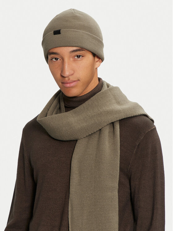 Jack & Jones Jack & Jones Set Fular și Căciulă 12163827 Verde
