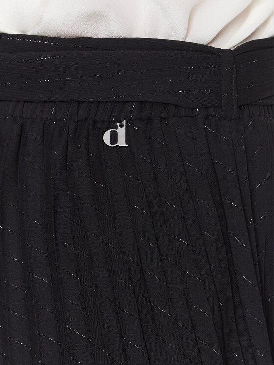 Dixie Dixie Plisovaná sukňa G319V007A Čierna Regular Fit