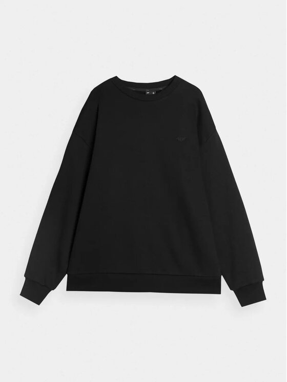 4F 4F Bluza 4FAW23TSWSU703-20S Czarny Regular Fit