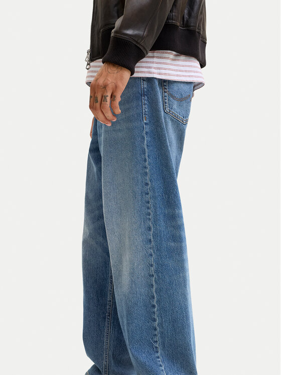 Jack & Jones Jack & Jones Džínsy Eddie 12290185 Modrá Baggy Fit